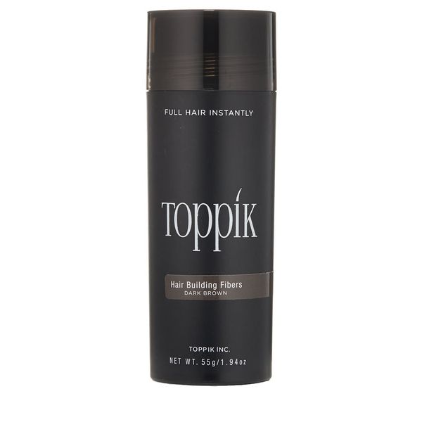 Toppik Hair Building Fibers - Dark Brown 55G Giant bottle (Parallel Import)