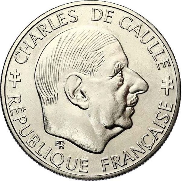 1988 France 1 Franc Charles de Gaulle Commemorative Issue