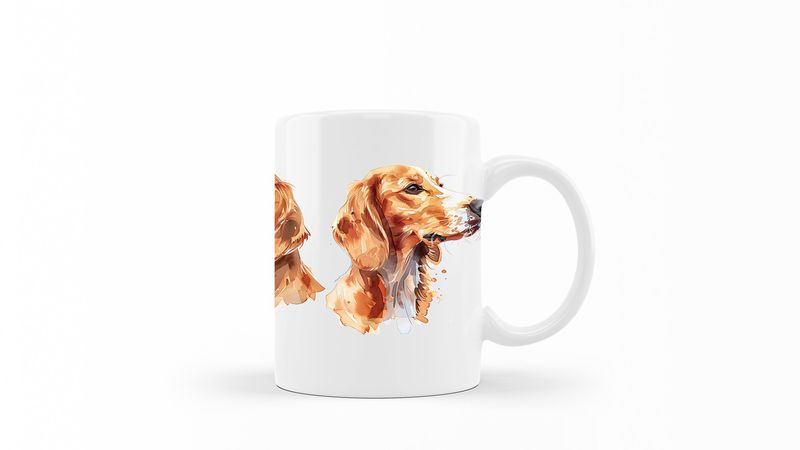 Saluki Printed Coffee Mug DSGN102