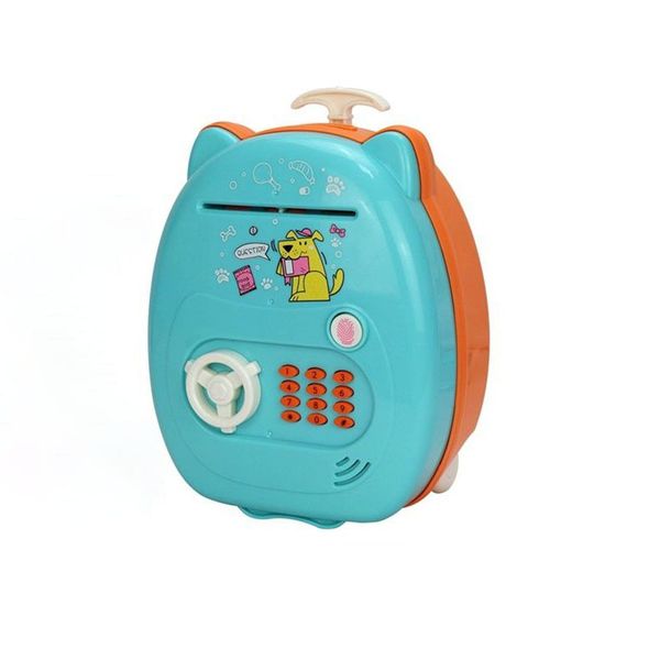Children's Smart Fingerprint Money Saving Box-Blue