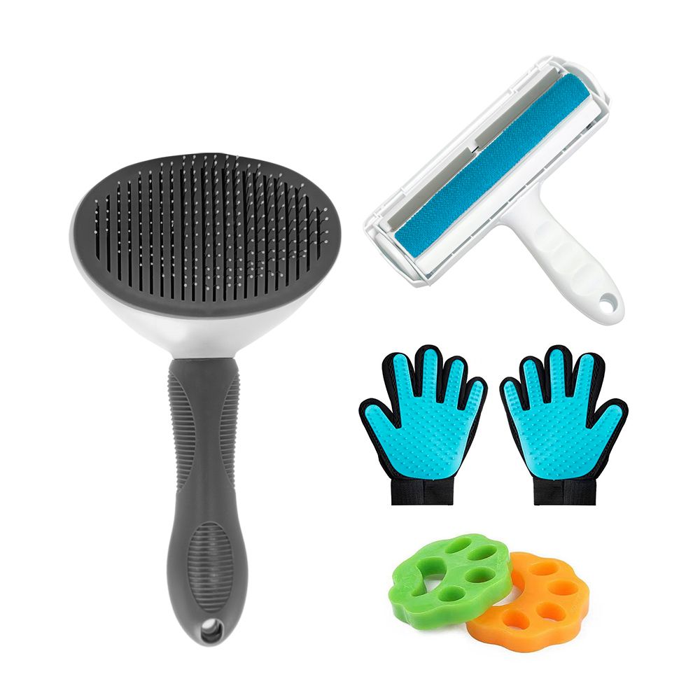 6 Piece Pet Hair Remover Kit with Lint Cleaner, Brush & Gloves Buy