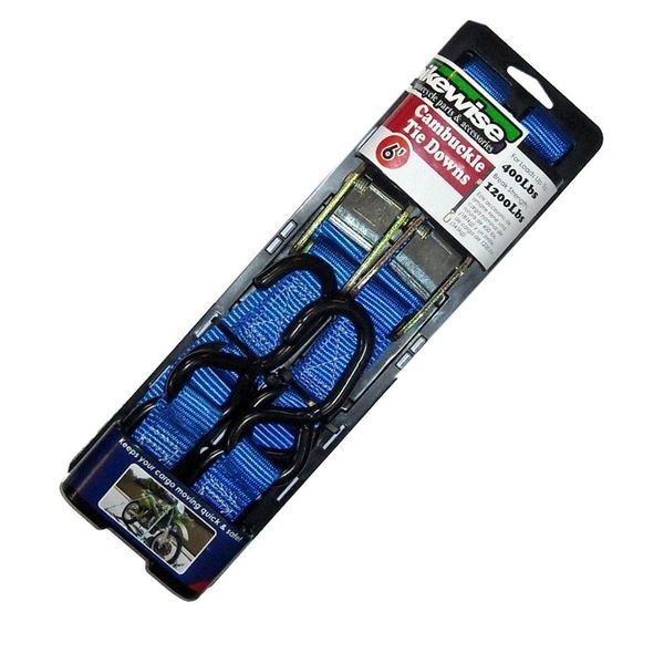 Aftermarket Soft Loop Blue 2 Piece Tie Downs - 25mm