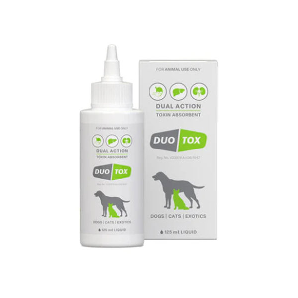 Dual Action Toxin Absorbent Liquid For Dogs And Cats And Exotics 125ml