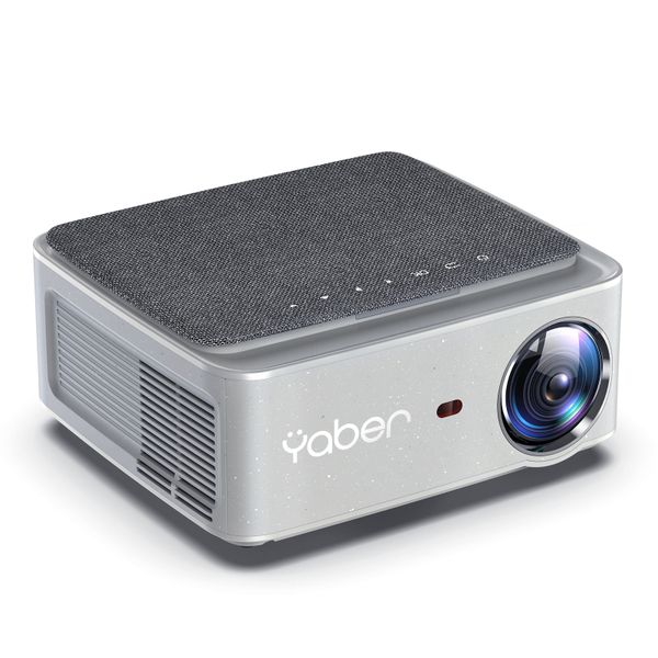 YABER 1080P Outdoor Movie Projector with 350" Display Projector Support 4K