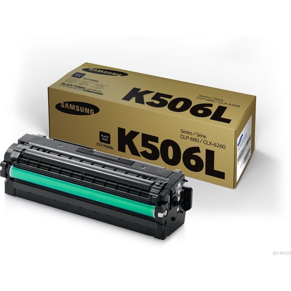 Samsung CLT-K506L Black Toner-6000 Pages