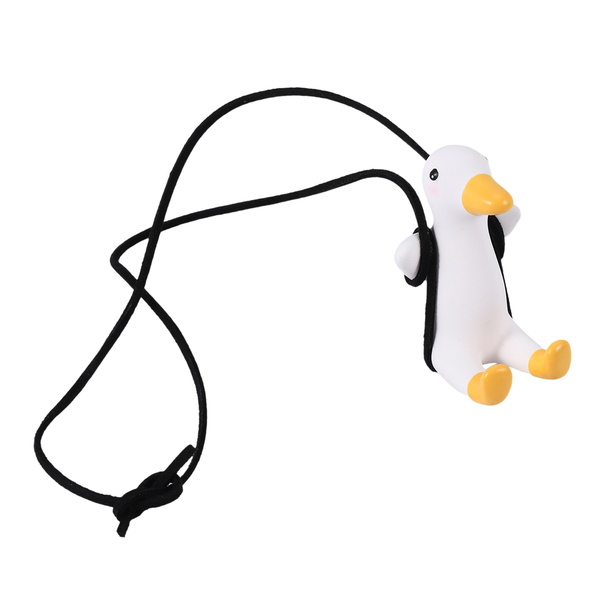 Swinging Duck Hanging Ornament Car Rear View Mirror Pendant Type a