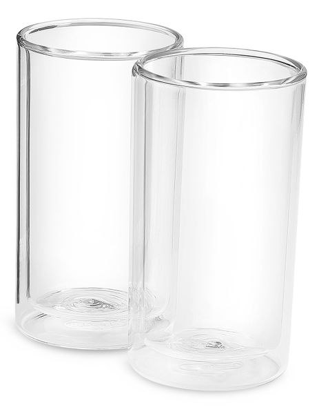 Delonghi - Double Wall Cold Brew Coffee Glasses 300ml Set of 2 - DLSC325