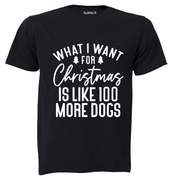 More Dogs - Christmas - Adults - T-Shirt