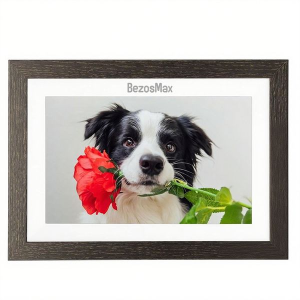 BezosMax 10.1'' Frame Digital Picture Frame, 32GB WiFi Auto-Rotate