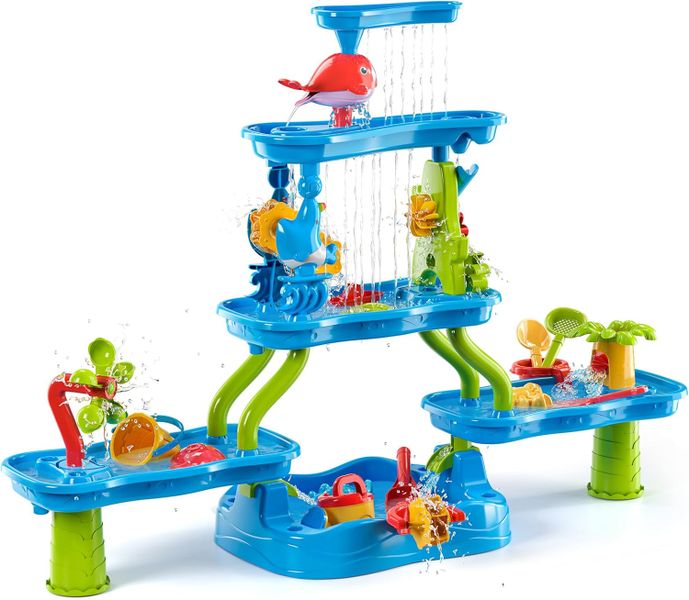 Kids Water Table,Outdoor Activity Table Beach Toys Water Sensory Table