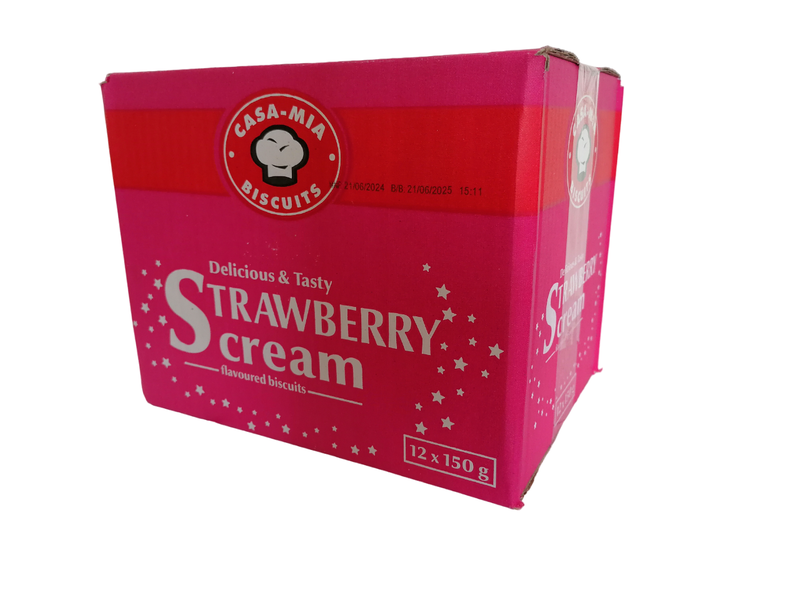 Casa Mia Strawberry Cream 150g x 12