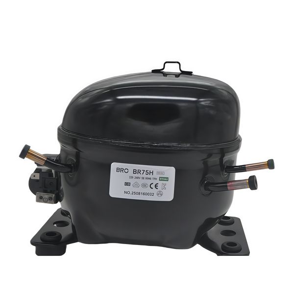 Domestic Fridge Compressor; 1/5HP; R134A Refrigerant BR75H