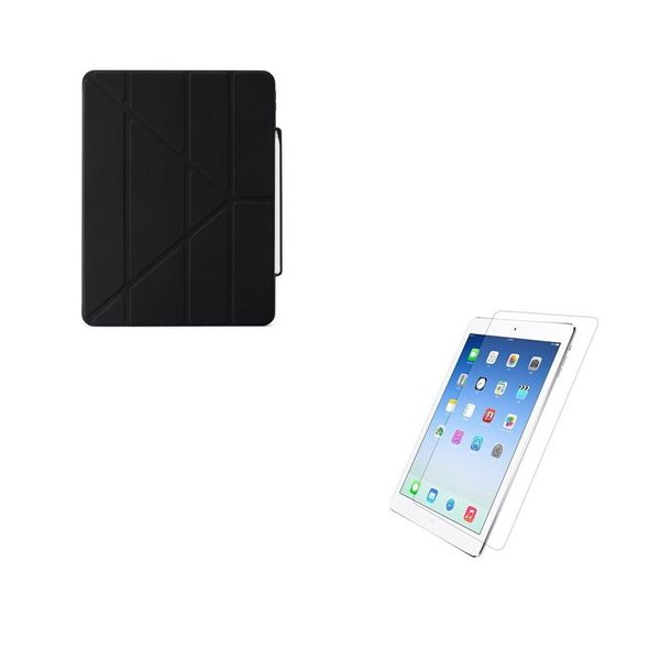 Flip Cover and Pencil Holder Compatible with Ipad 5/6 - 9.7 Inch Model