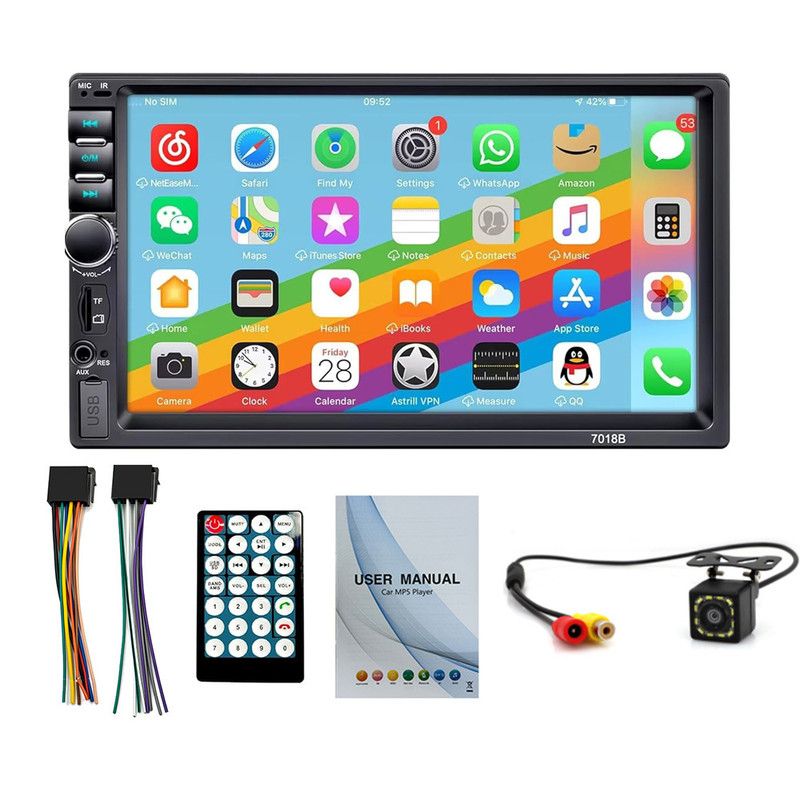7 Inch Car Stereo Double Din Radio Touch Screen
