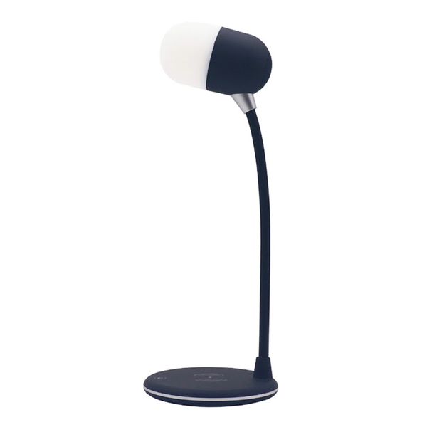 Flexible LED Desk Lamp USB Charging With Wireless Charger Bluetooth Speaker