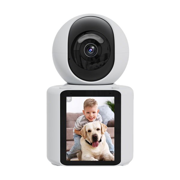 Two Way Pet Camera 2.8" Video Calling Indoor Home Security for Baby Elderly