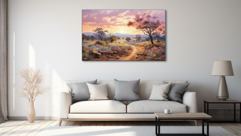 Canvas Wall Art - Colors of the Bush at Dawn - HD0421