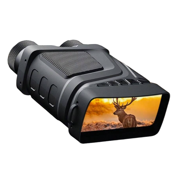 Digital Night Vision Hunting Binoculars For Wildlife Observation - Black