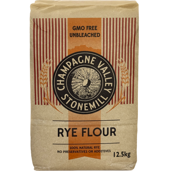 100% Rye Flour Stone Ground | GMO Free High Fiber Digestive Support | Bread