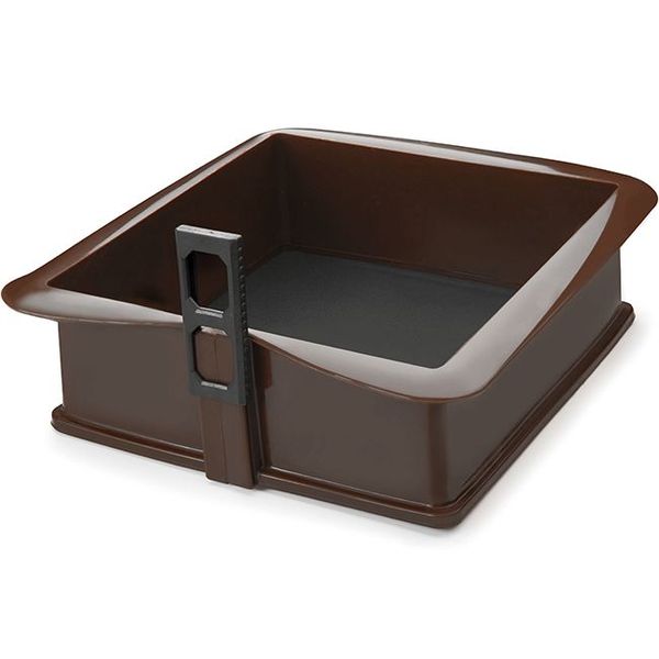 Lacor - Non-Stick Detachable Silicone Square Cake Mould With Glass Base