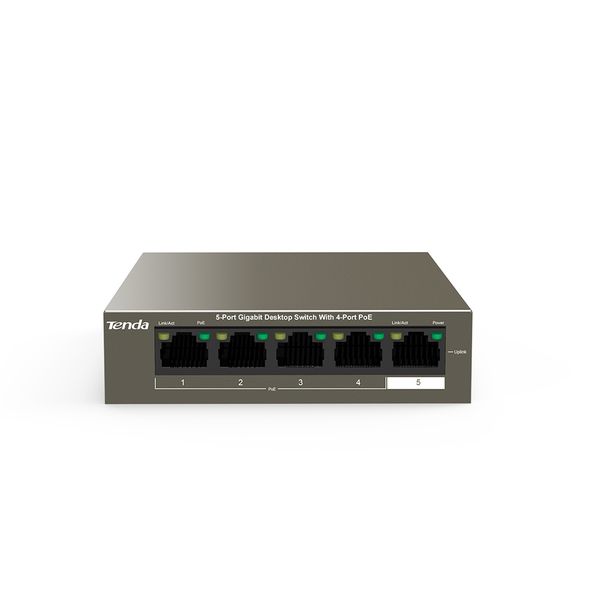 Tenda 5 Port Gigabit Switch with 4 X Poe Ports at 63w