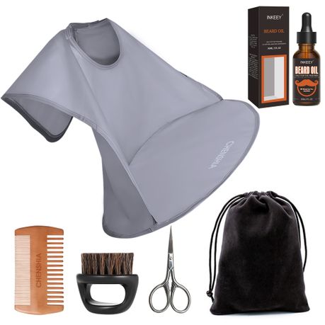 Chenshia Men's Premium 5-Piece Beard Care & Grooming Kit - Complete Set Image