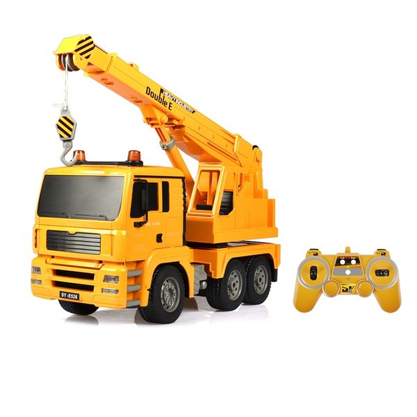 R/C 1/20 2.4GHz 4WD Crane Truck (38cm long) w/Battery &amp; Charger - Yellow