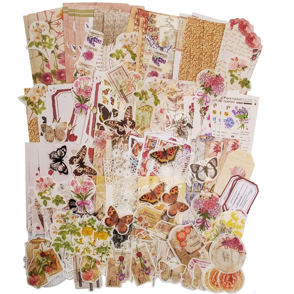 La Laila Scrapbook Journal Supplies Pack Ephemera Stickers B - 260 Pieces, Shop  Today. Get it Tomorrow!