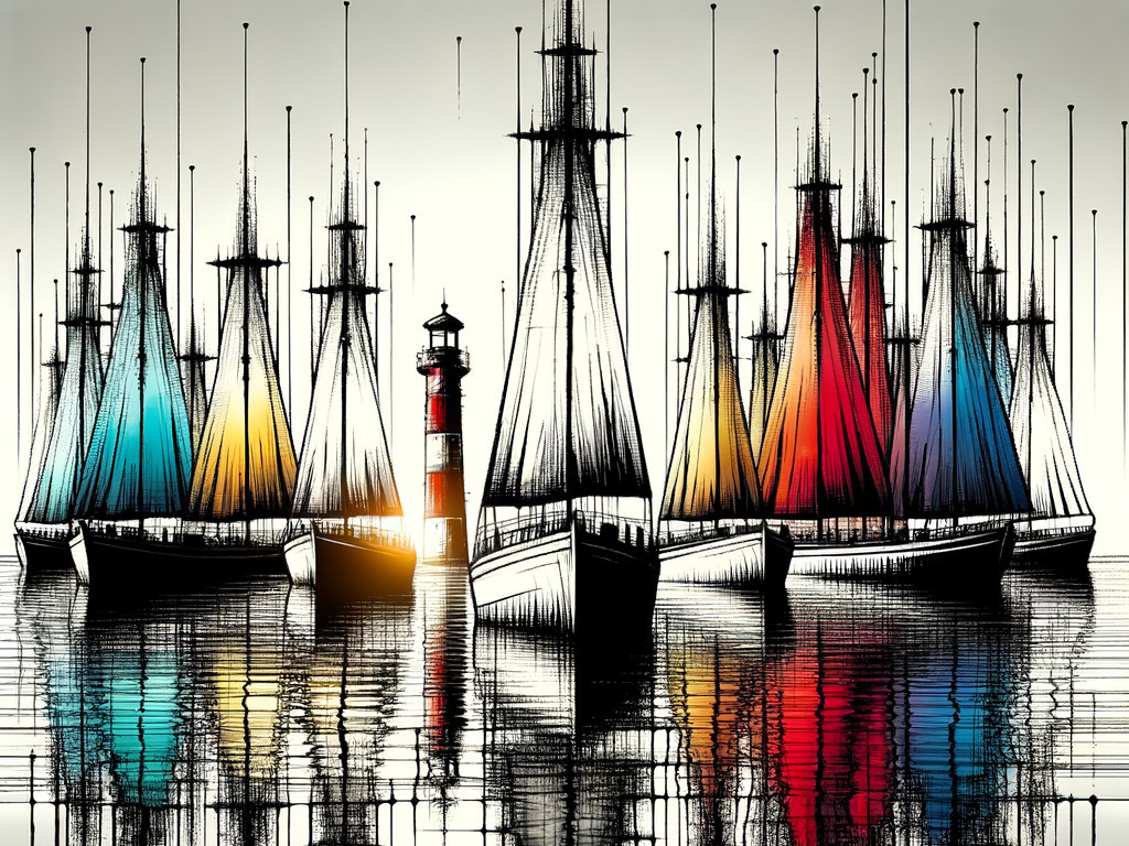 Canvas Wall Art Decor Colourful Sailboats Artwork Shop Today. Get