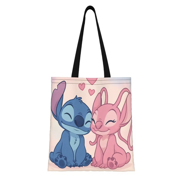 Tote Bag Lilo And Stitch Love Design