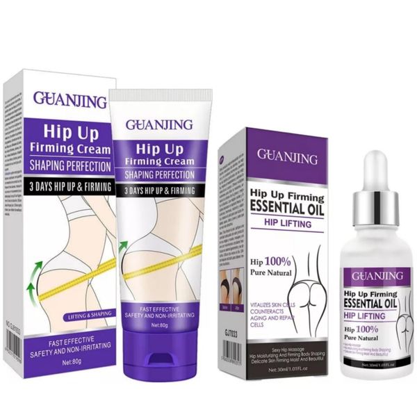Hip Up Firming Treatment Kit - Cream Plus Essential Oil
