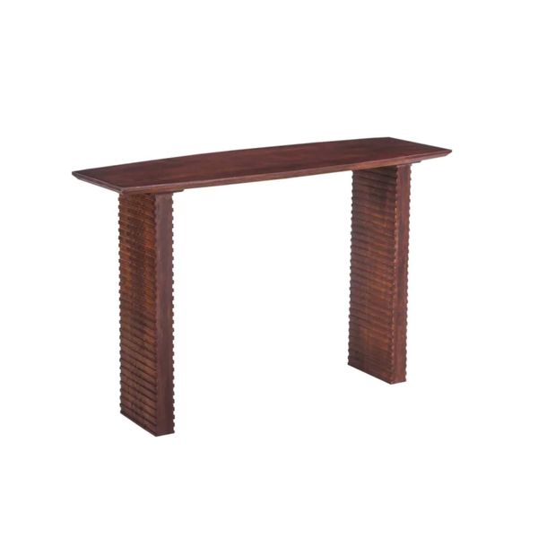 Agra 120cm Solid Wood Console - Light Brown