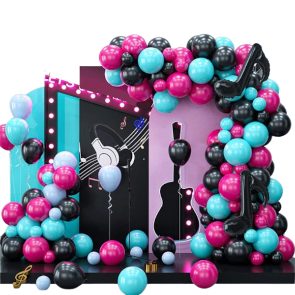 Music Party Balloon Garland Kit