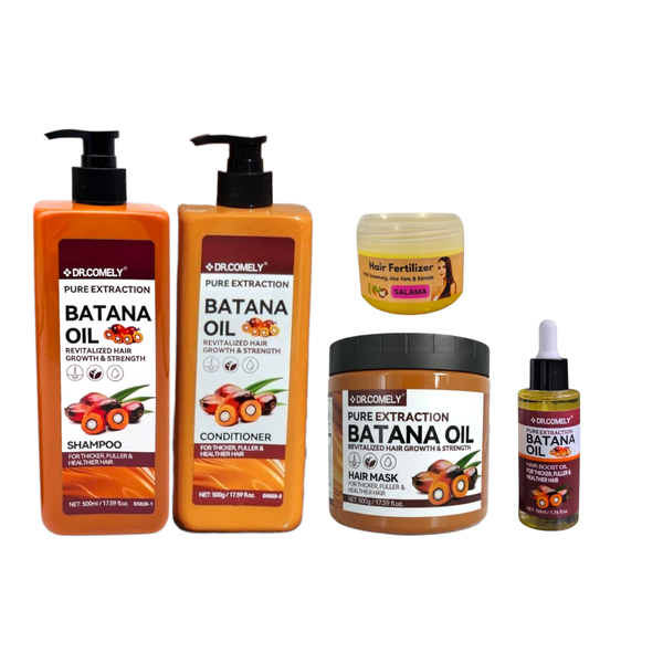Pure Batana Oil Complete Hair Care Set with Hair Fertilizer