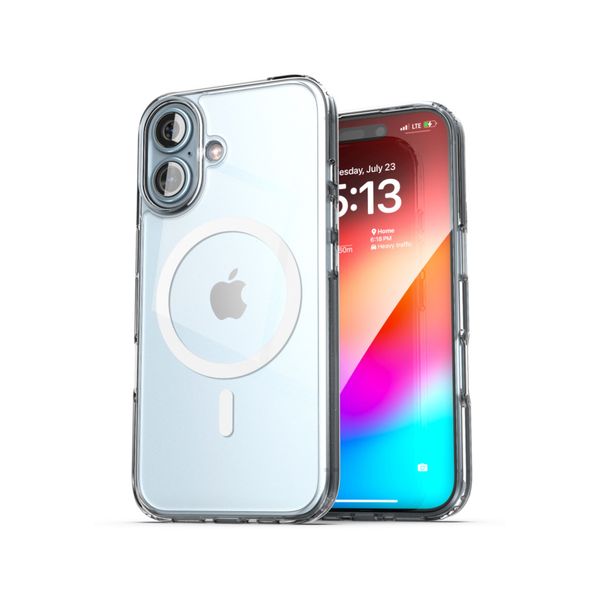 MagSafe Compatible Clear Cover for Apple iPhone 16 Series - By Sk.