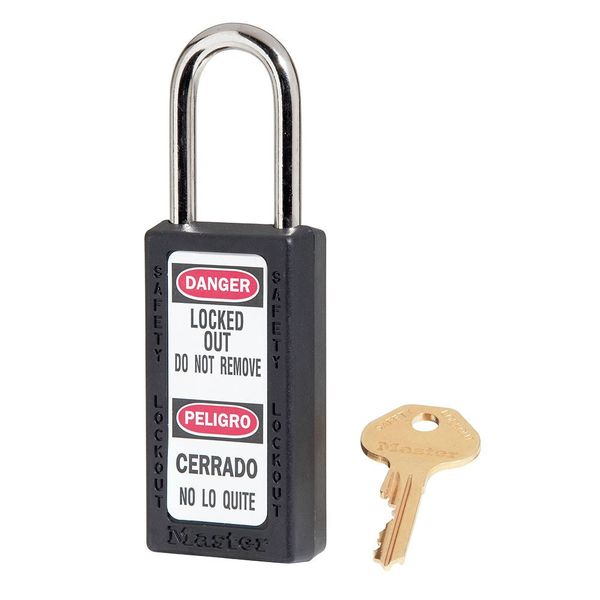 Master Lock 411 Lockout Padlock Tall Black
