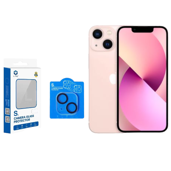 LITO HD Clear Tempered Glass Camera Protector For iPhone 13 mini