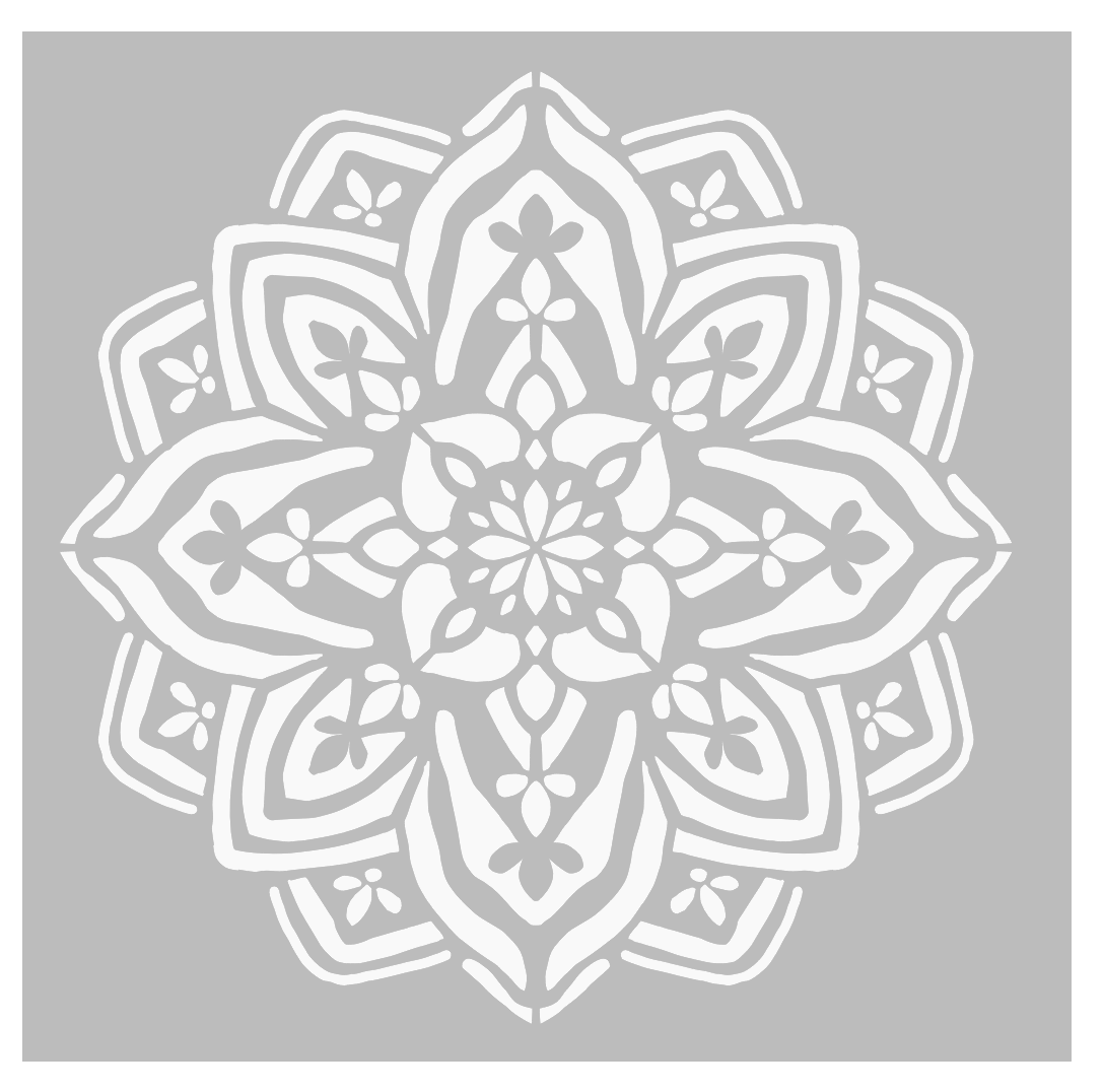 Beautiful Reusable Flower Mandala Stencil (40cm) | Shop Today. Get it ...