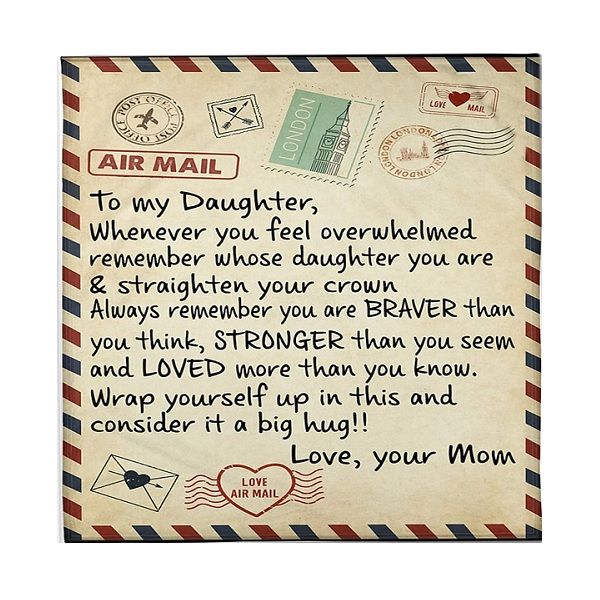 Blanket - Love Letter to My Daughter - from Mom