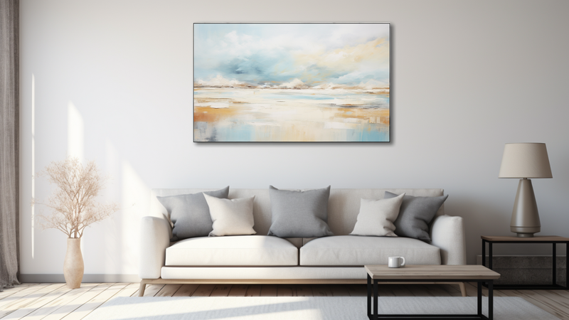 Canvas Wall Art - Seascape Serenade Abstract - HD0521
