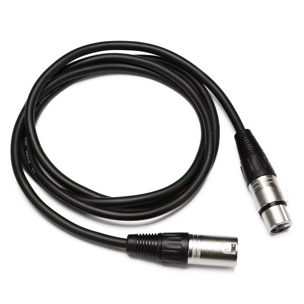 XLR 3-Pin Male to Female Audio Cable for Microphone, Mixer, Studio &amp; Stage