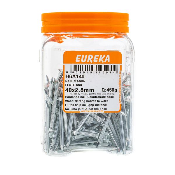 EUREKA Masonry Nail 40 x 2.8mm Q:450g H6A140