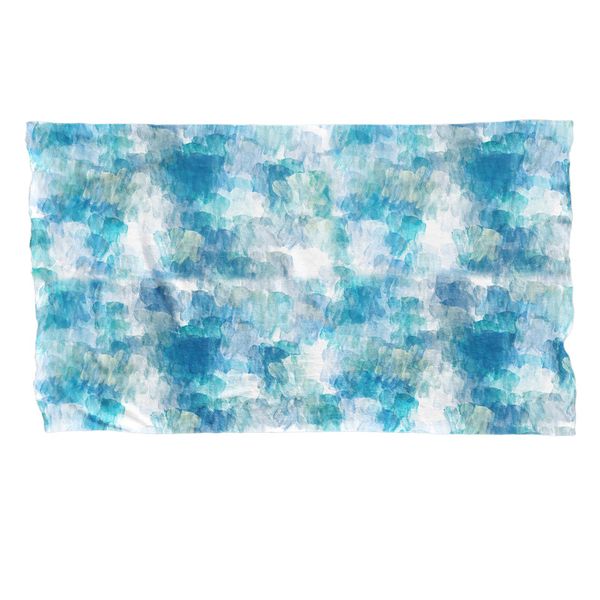 Turqouise and Mint Large Light Weight Fleece