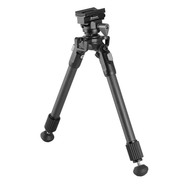 Vanguard EQUALIZER 2QSC Carbon Fiber Bipod with Picatinny Rail - 25-35.5cm