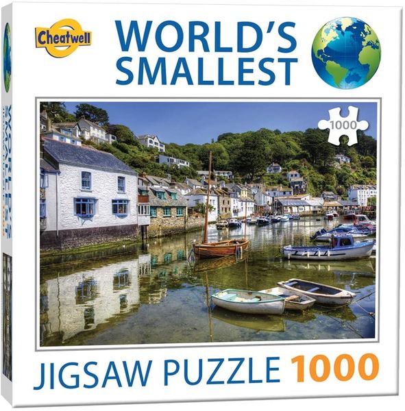 World's Smallest 1000 Piece Puzzle-Polperro Cornwall