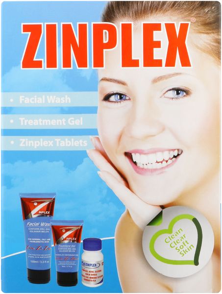 Zinplex Combo 120's (Wash / Gel / zinplex tablets 120's)
