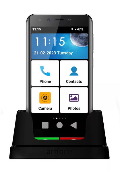 Artfone Smart 500 4G Senior Smartphone with SOS Emergency Button