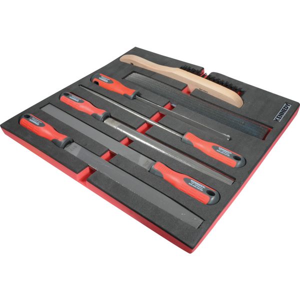 7 Piece File Set with Foam T0691
