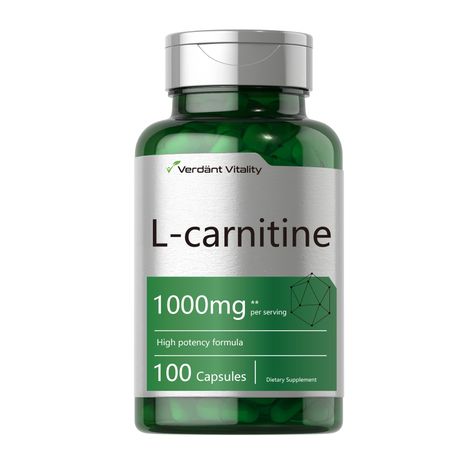 Verdant Vitality - L-Carnitine 1000 mg - 100's Image