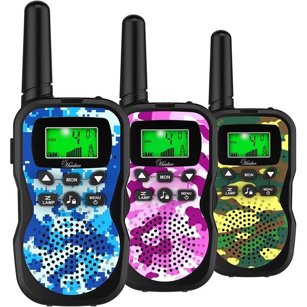 3 Pack Kids Walkie Talkies Set, Perfect Christmas &amp; Holiday Gift for Kids